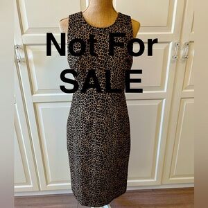 J. Crew Factory Leopard Sheath Dress size 4
